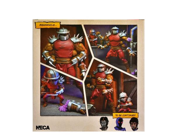 Teenage Mutant Ninja Turtles (Mirage Comics) Action Figure Shredder Clone & Mini Shredder (Delux