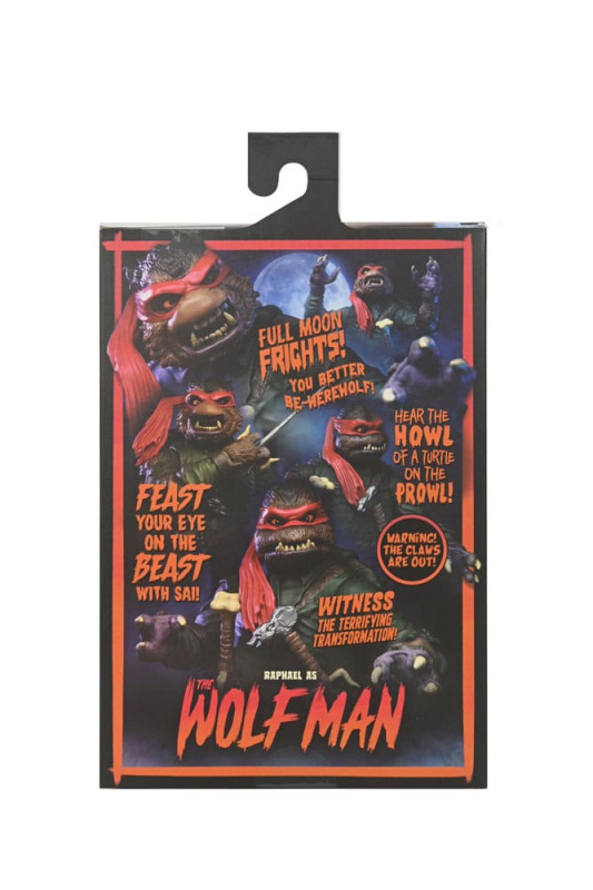 Universal Monsters/Teenage Mutant Ninja Turtles Action Figure Raphael as the Wolfman 18 cm 6