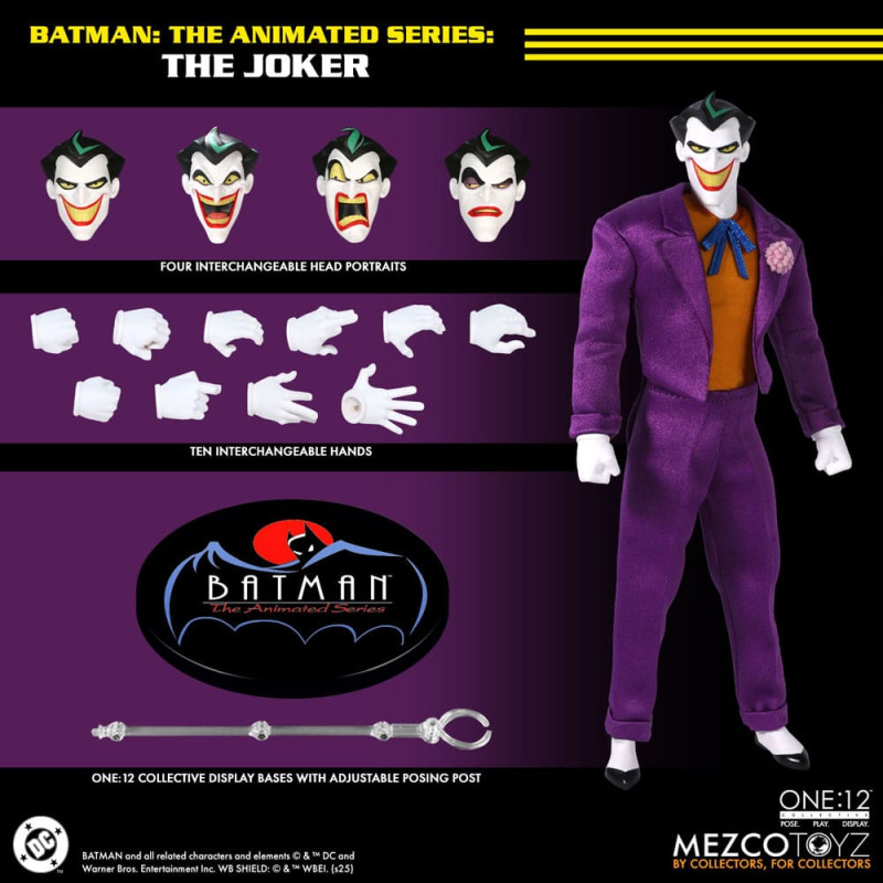 Batman: The Animated Series Action Figure 1/12 The Joker 17 cm 9
