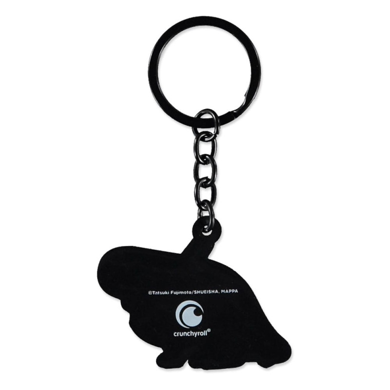 Chainsaw Man Rubber Keychain Pochita Sitting 1