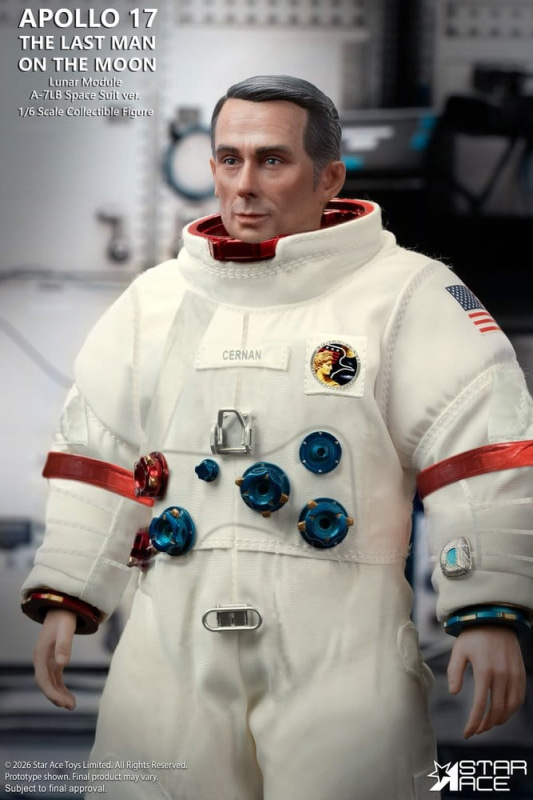 NASA Apollo 17 Action Figure 1/6 The Last Man on the Moon 30 cm 2