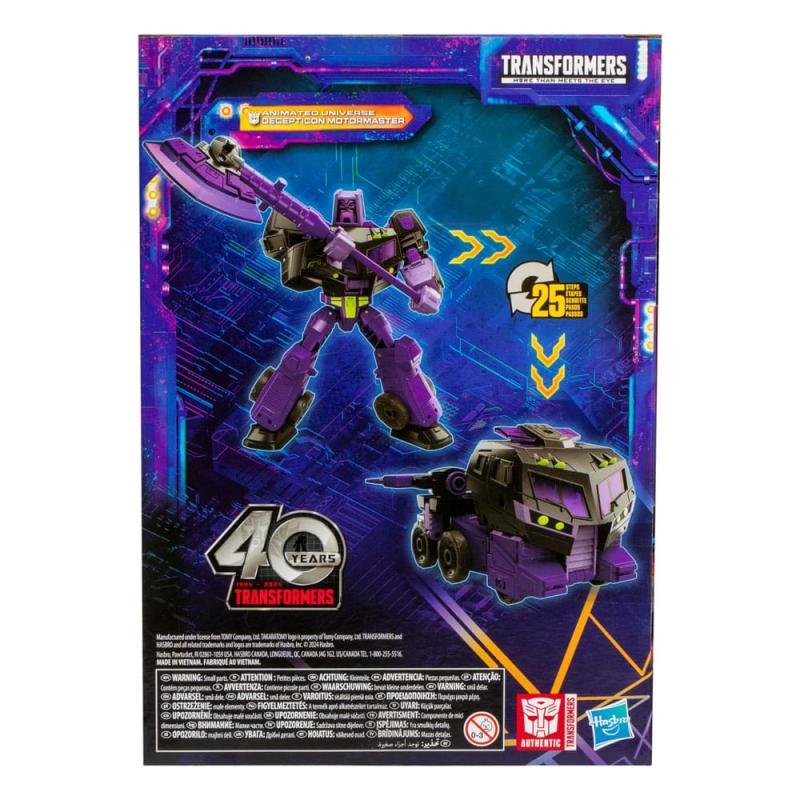 Transformers Generations Legacy United Voyager Class Action Figure Animated Universe Decepticon Moto