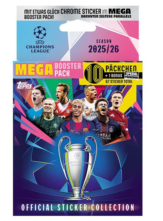 UEFA Champions League 2025/26 Sticker Collection Mega Eco Pack
