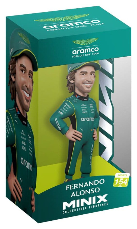 Formula 1 Minix Figure Fernando Alonso (Aston Martin) 12 cm 1
