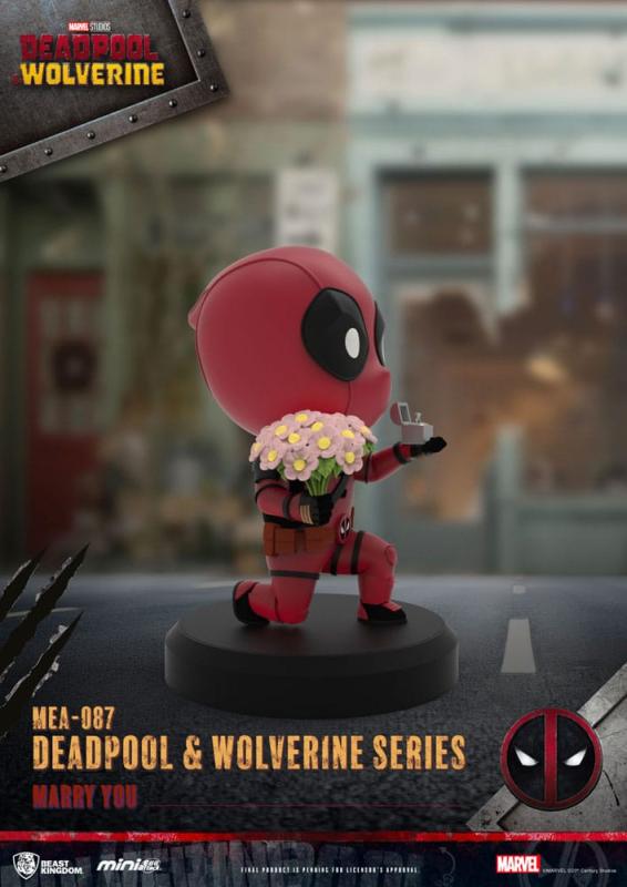 Deadpool 3 Deadpool & Wolverine Series Mini Egg Attack Figures Set 8 cm