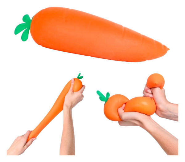 Squishy Stretch figure Carrot 28 cm Display (6) 1