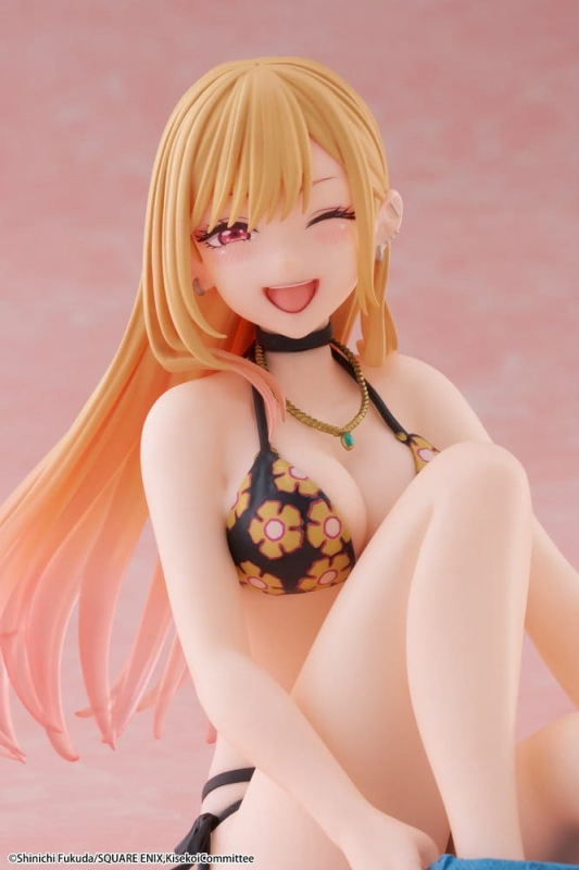 My Dress-Up Darling Desktop Cute PVC Figure Marin Kitagawa (Measured Swimsuit Ver.) Reissue 13 cm 2