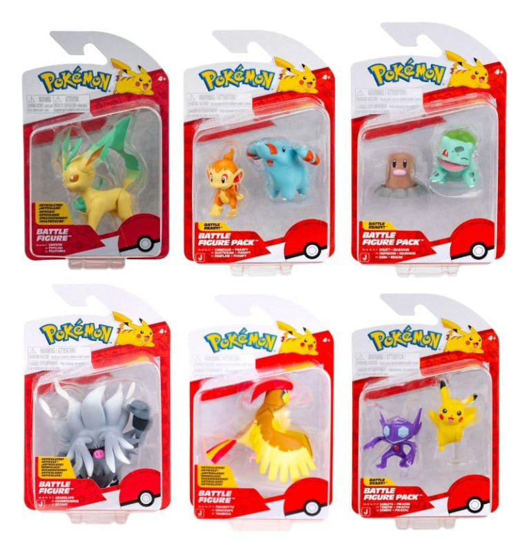 Pokémon Battle Figure Action Figures ver. 22 Assortment (6)