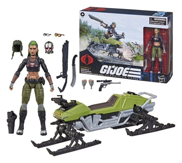 G.I. Joe Classified Series Action Figure and Vehicle Set #194 Zanya and Dreadnok Chameleon (Swamp Sk 2