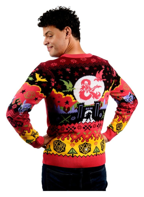 Dungeons & Dragons Christmas Sweater Size M 3