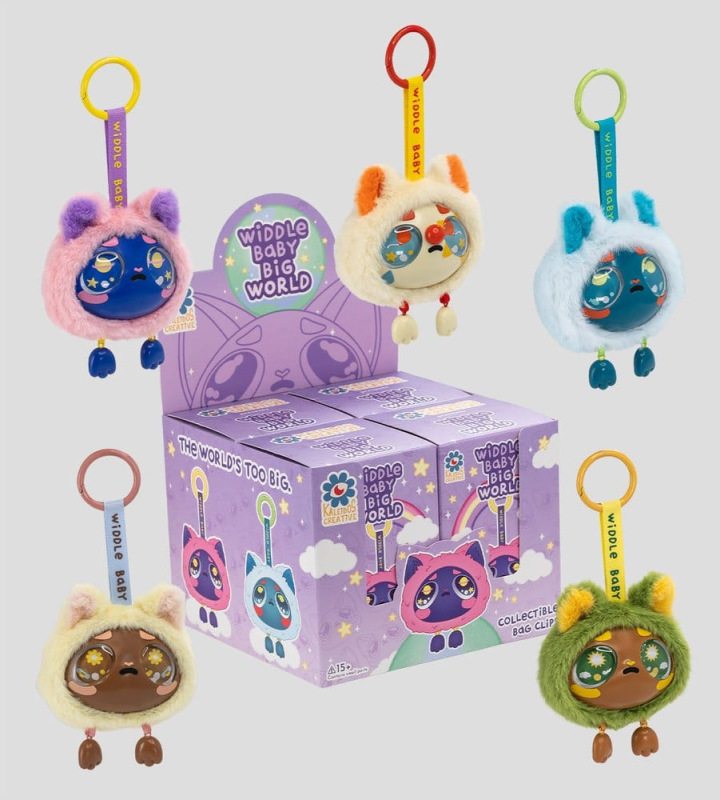 Widdle Baby Keychains 7 cm Blind Box Display (4) 7