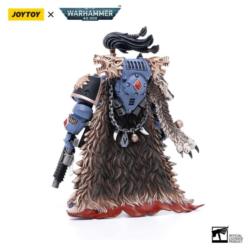 Warhammer 40k Action Figure 1/18 Space Wolves Ragnar Blackmane 13 cm 11