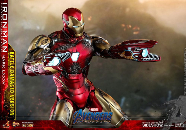 Avengers: Endgame Movie Masterpiece Diecast Action Figure 1/6 Iron Man Mark LXXXV (Battle Damaged Ve 13
