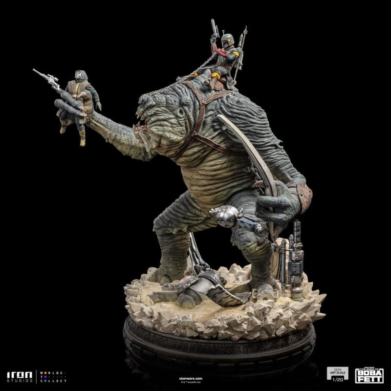 The Book of Boba Fett Demi Art Scale Statue 1/20 Boba Fett & Rancor 38 cm