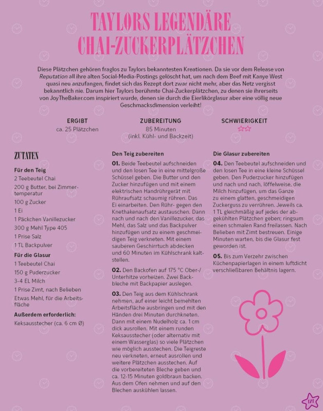 Taylor's Kitchen: The Ultimate Swiftie Cookbook *German Version* 8