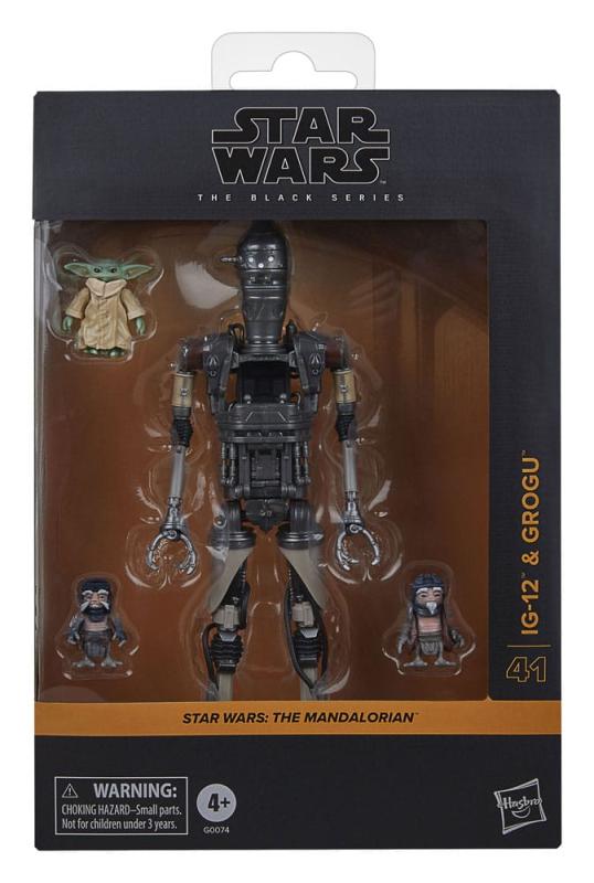 Star Wars: The Mandalorian Black Series Action Figure 2-Pack IG-12 & Grogu 15 cm