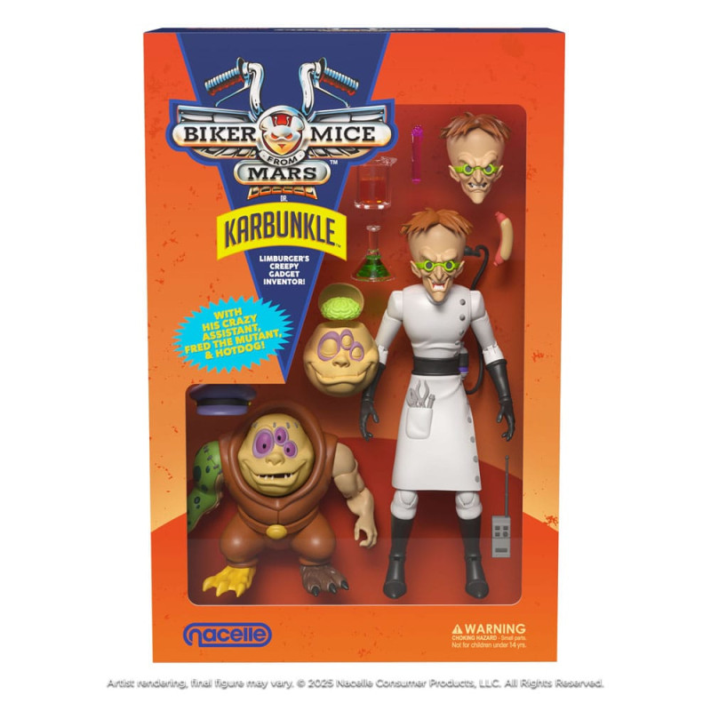 Biker Mice From Mars Action Figure Karbunkle & Fred The Mutant 23 cm 2