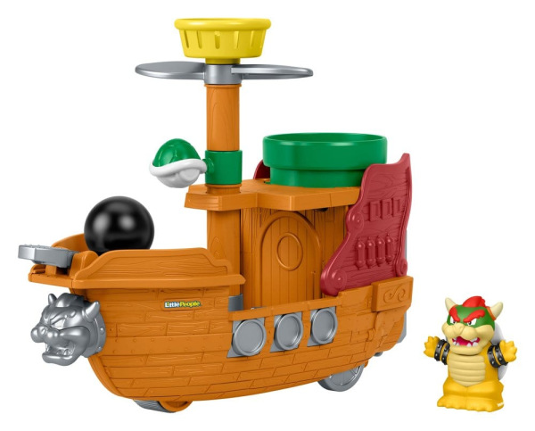 My Mario Little People Playset Bowser's Airship 11