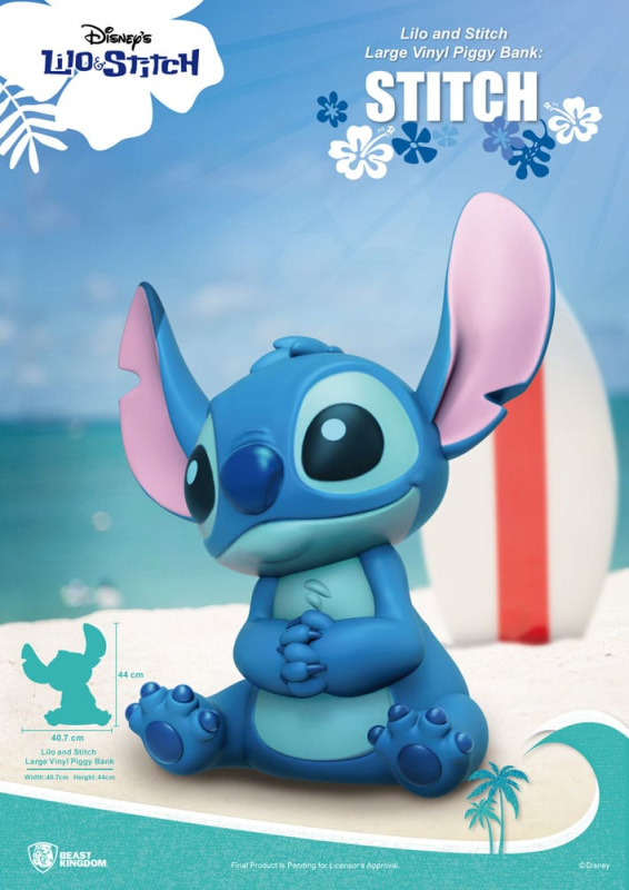 Lilo & Stitch Piggy Vinyl Bank Stitch 44 cm 1