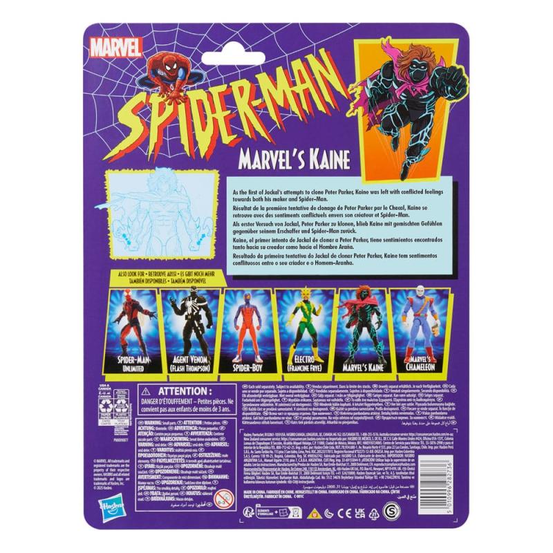 Spider-Man Marvel Legends Retro Action Figure Marvel's Kaine 15 cm 6