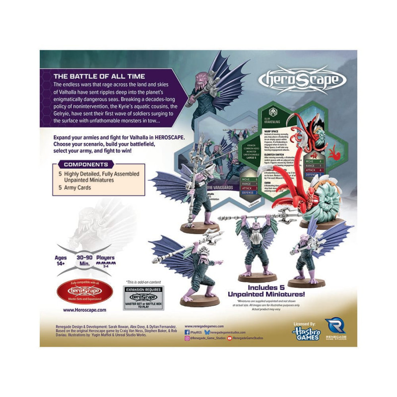 Heroscape Army Expansion Embers of War: Krakenling & Gelryie Vanguards *English Version* 1