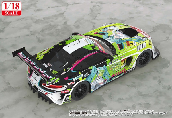 Hatsune Miku GT Project Vehicle 1/18 Good Smile Hatsune Miku AMG 2022 Season Opening Ver. 26 cm 3