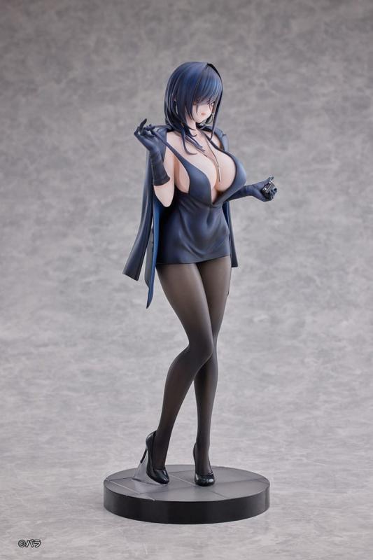 Original Character PVC Statue 1/6 Ishimi Yokoyama Black One-piece Dress Ver. illustration by Bara 28