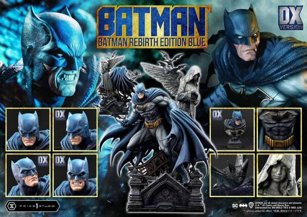 Batman Ultimate Premium Masterline Series Statue 1/4 Batman Rebirth Edition Blue Deluxe Version 71 c