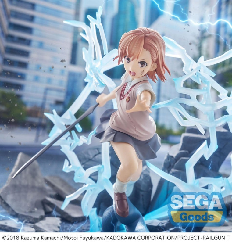 A Certain Scientific Railgun T FIGURIZMa PVC Figure Mikoto Misaka 23 cm 3