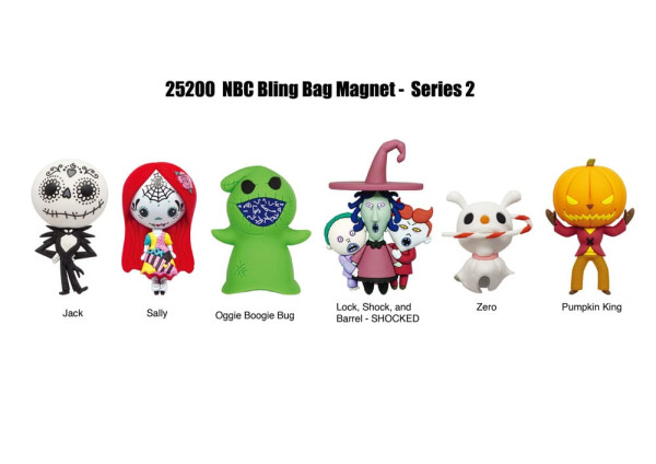 Nightmare before Christmas magnets blind pack Series 2 Display (12) 2