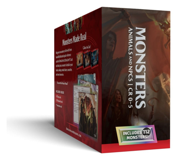 Dungeons & Dragons RPG Reference Cards: Monsters (Animals and NPCs) *English Version* 3