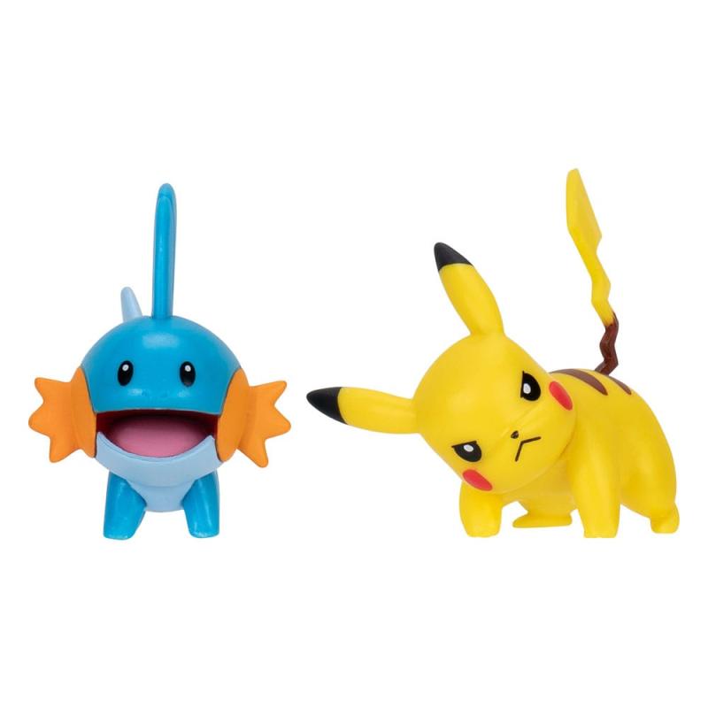 Pokémon First Partner Battle Figure Set Figure 2-Pack Mudkip & Pikachu #4
