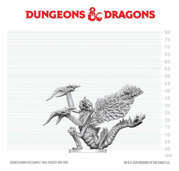 Dungeons & Dragons Nolzur's Marvelous Miniatures Unpainted Miniature Mi-Go 14 cm 4