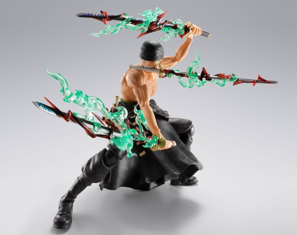 One Piece S.H.Figuarts Action Figure Roronoa Zoro The King of Hell 15 cm 5