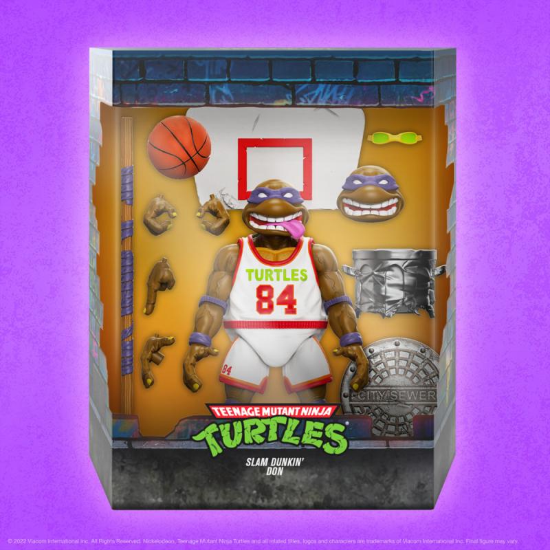 Teenage Mutant Ninja Turtles Ultimates Action Figure Slam Dunkin' Don 18 cm