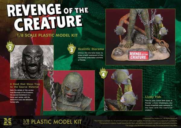Revenge of the Creature Plastic Model Kit 1/8 Revenge of the Creature 28 cm (Reproduction) 7