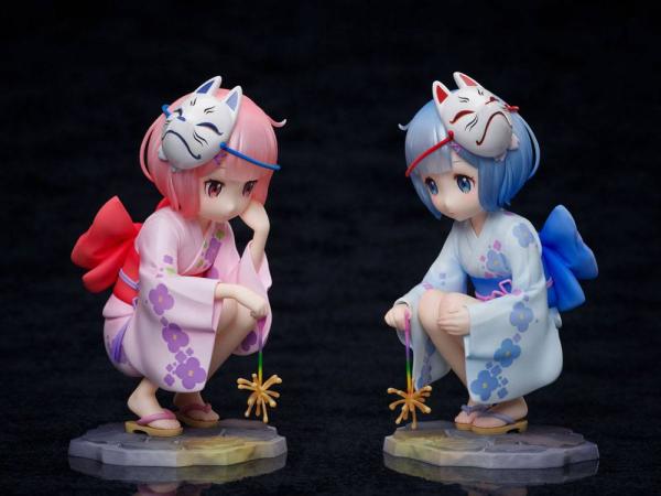 Re:ZERO -Starting Life in Another World- PVC Statues 1/7 Rem & Ram Childhood Summer Memories 11 cm