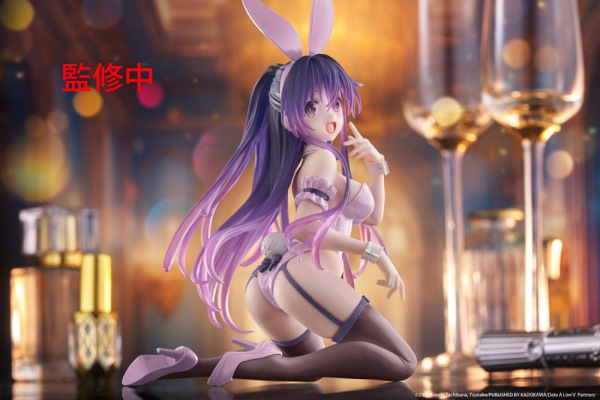 Date A Live PVC Statue Desktop Cute Figure Tohka Yatogami (Bunny Ver.) Renewal 13 cm 2