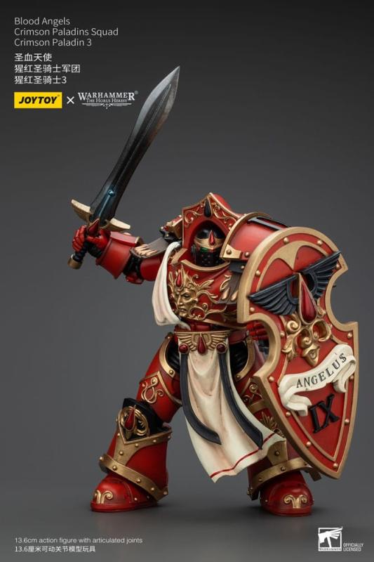 Warhammer The Horus Heresy Action Figure 1/18 Blood Angels Crimson Paladins Squad Crimson Paladin 3