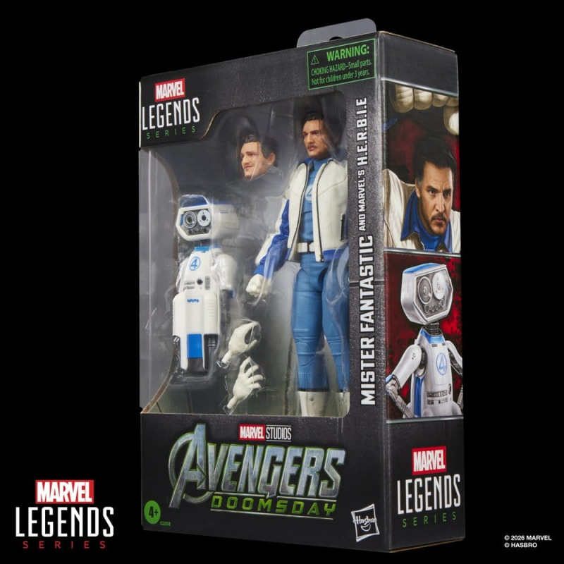 Avengers: Doomsday Marvel Legends Action Figure 2-Pack Mister Fantastic & Marvel's H.E.R.B.I.E. 15 c 10