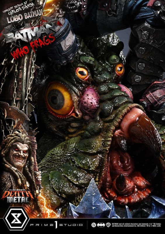 Dark Nights: Death Metal Museum Masterline Statue 1/3 Lobo Batman: Batman Who Frags 81 cm 14