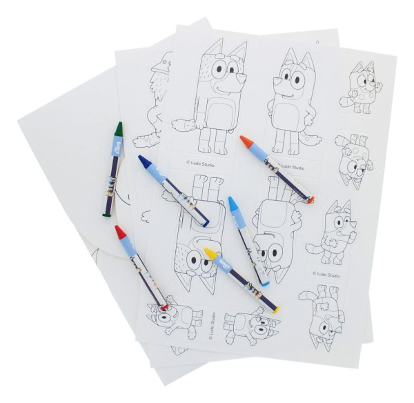 Bluey Colouring and Play World Set 7