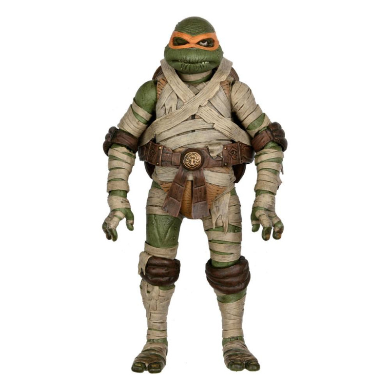 Universal Monsters x Teenage Mutant Ninja Turtles Action Figure Ultimate Michelangelo as The Mummy 1