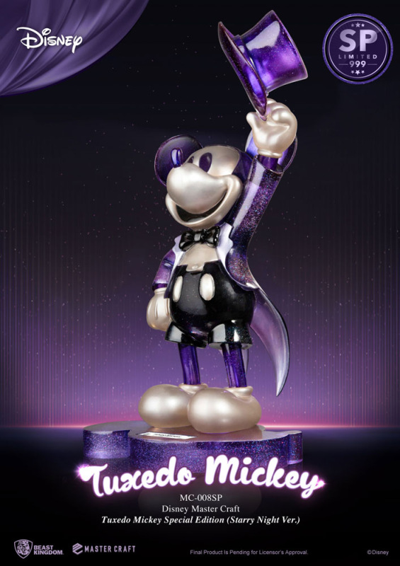 Mickey Mouse Master Craft Statue 1/4 Tuxedo Mickey Special Edition Starry Night Ver. 47 cm 2