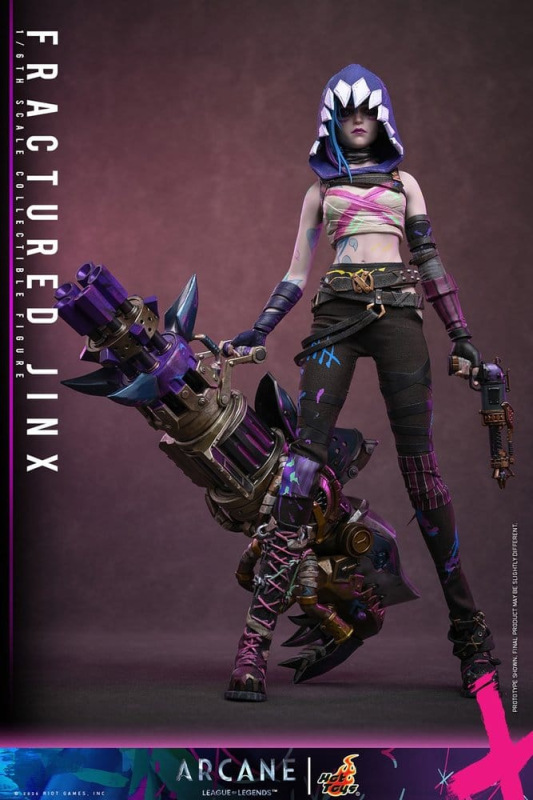 Arcane Action Figure 1/6 Fractured Jinx 28 cm 13