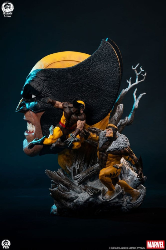 Marvel Fine Art Bust Wolverine Deluxe Edition 48 cm 6