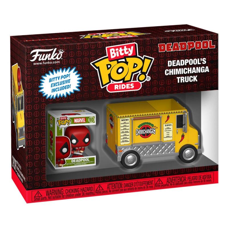 Marvel POP! Rides Vinyl Figure Deadpool w/Chimichanga Truck 2,5 cm 2