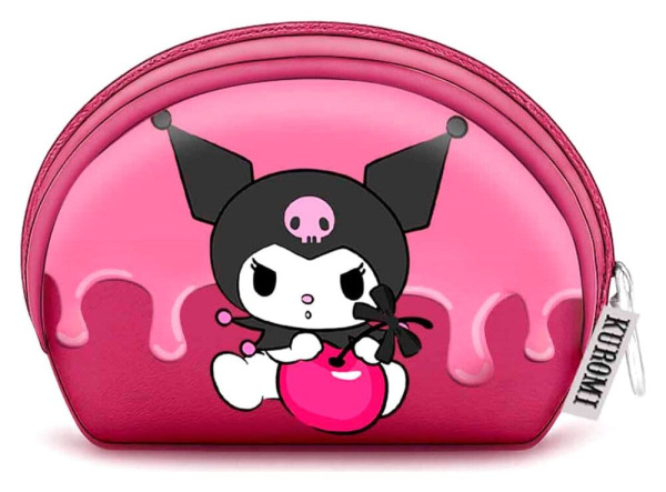 Sanrio Casual Oval Coin Purse Kuromi Cherry 1