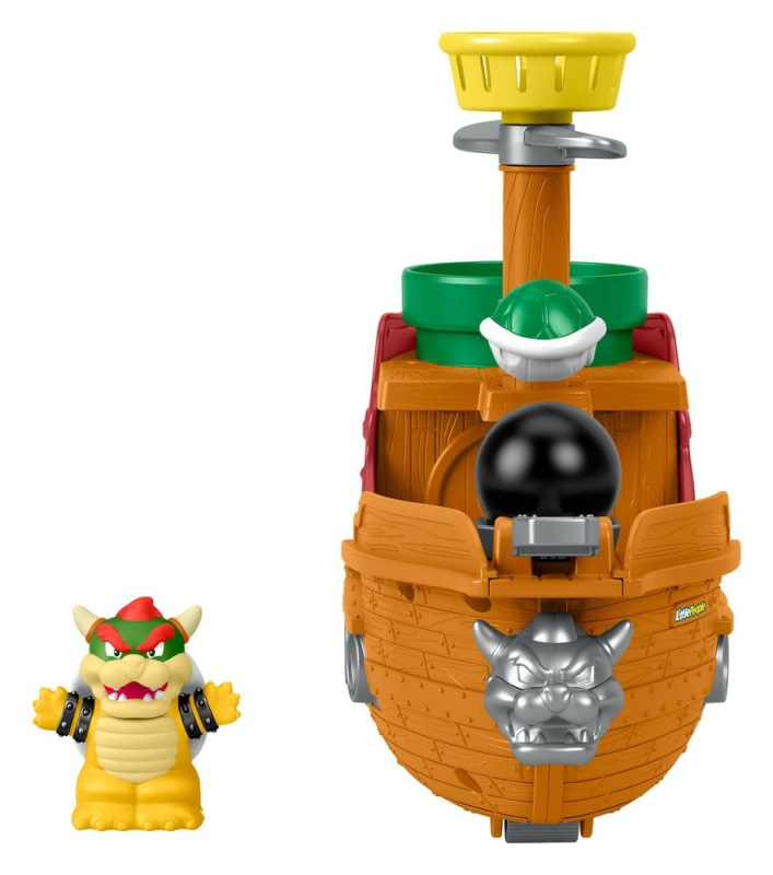 My Mario Little People Playset Bowser's Airship 10