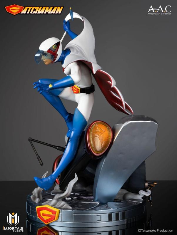 Gatchaman Amazing Art Collection Statue Ken the Eagle, The Leader of the Science Ninja Team 34 cm
